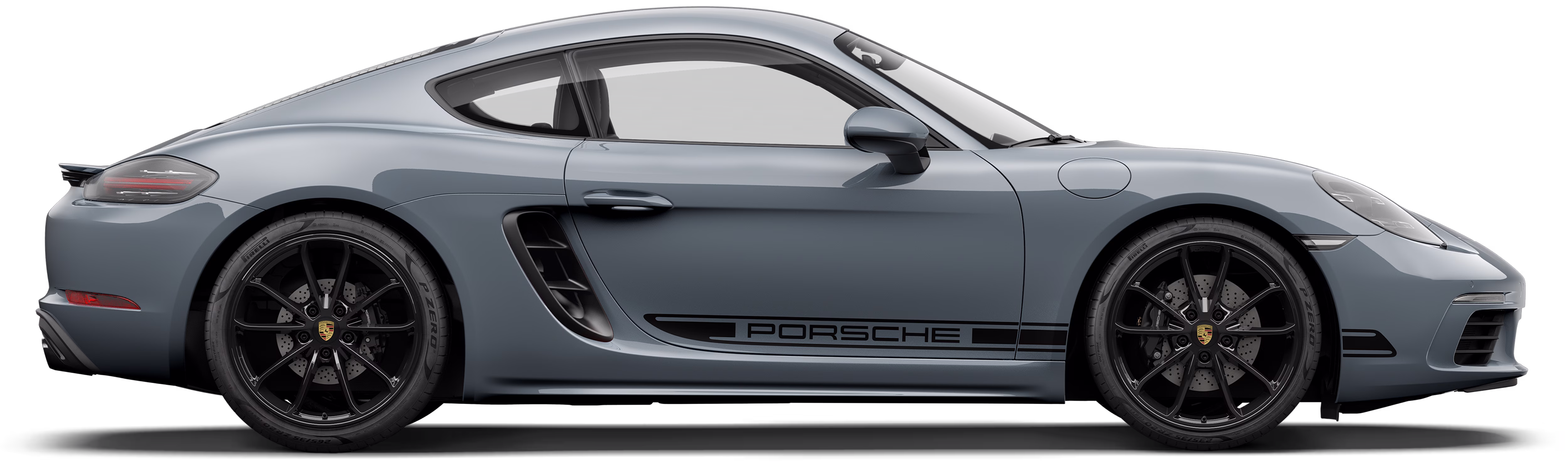 保时捷 718 Cayman Style Edition 的侧面照。