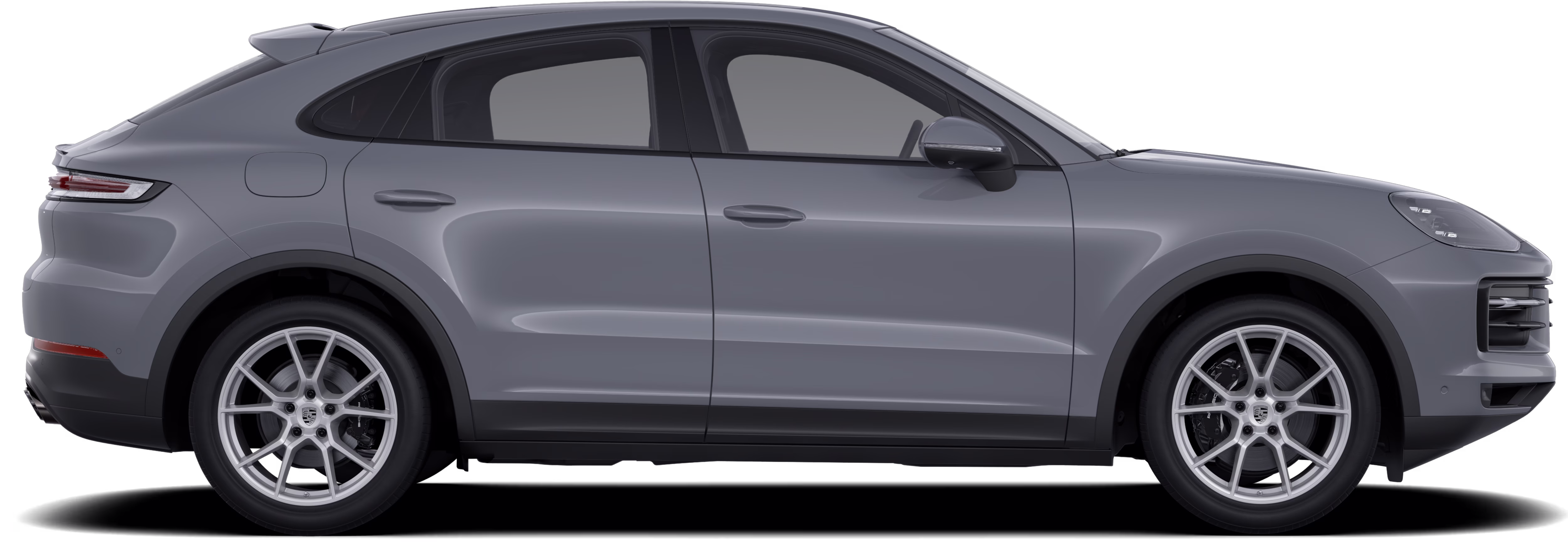 Side shot of a Porsche Cayenne Coupé.