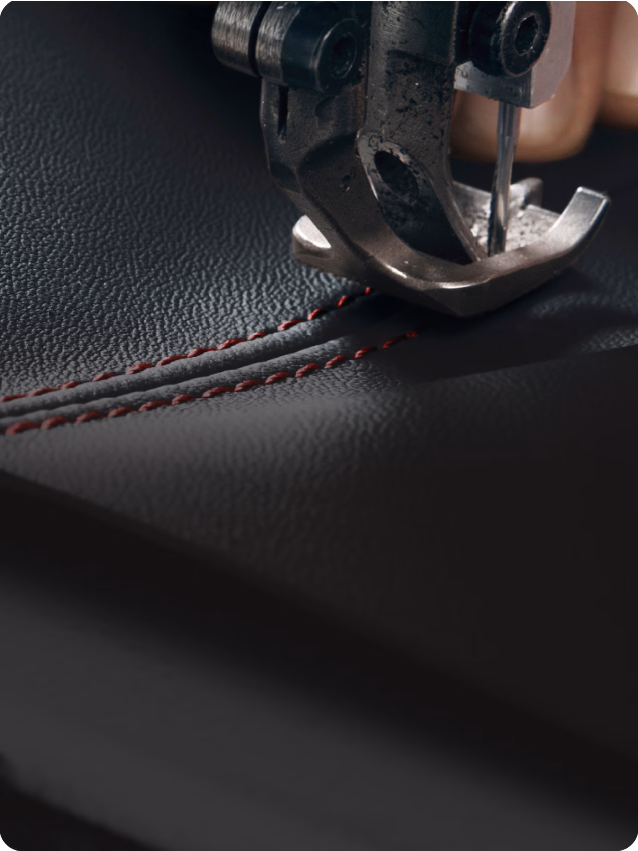 It features the Porsche logo embossed on leather.