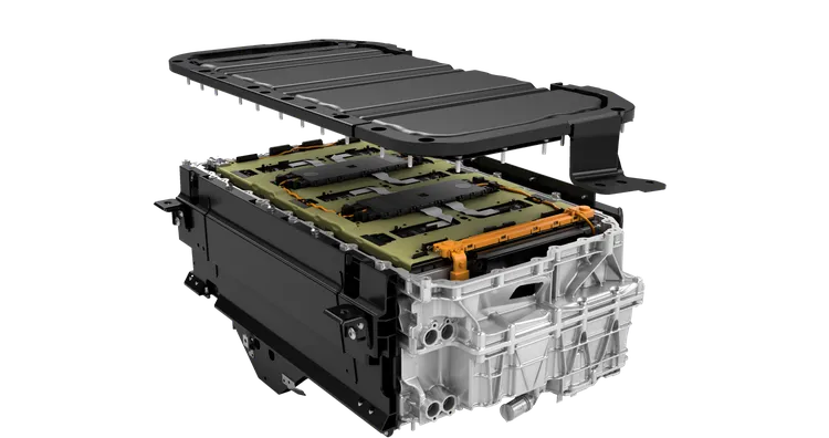 Porsche Panamera Turbo E-Hybrid: graphic of the high-voltage battery.
