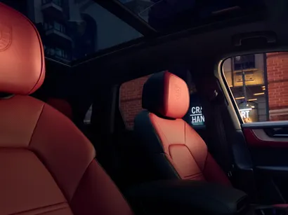 Interior of the Porsche Cayenne Passion.
