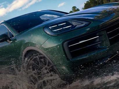 Porsche Cayenne Active in Oak Green Metallic Neo.