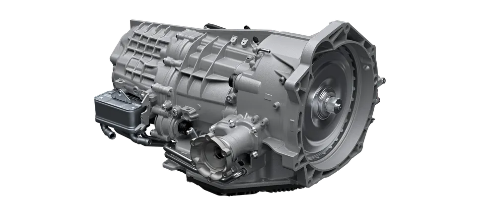 保时捷 911 GT3 中的 7 速 Porsche Doppelkupplung（双离合器变速箱 – PDK）的图片。