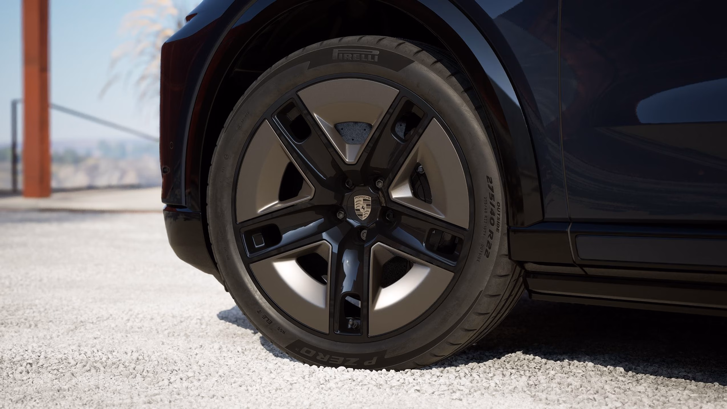 Porsche Cayenne Coupé Electric, adapted by Porsche Exclusive Manufaktur. Detailed view 1.