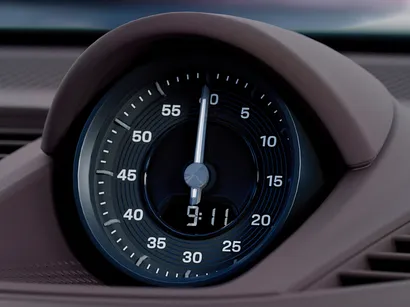 配备 Sport Chrono 组件的保时捷 Panamera 隽永版的座舱视图