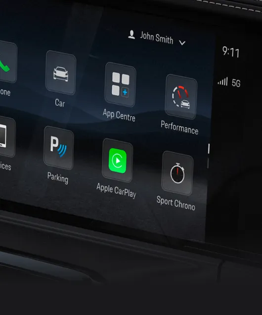 保时捷 Panamera Turbo E-Hybrid 内饰：信息娱乐系统细节图